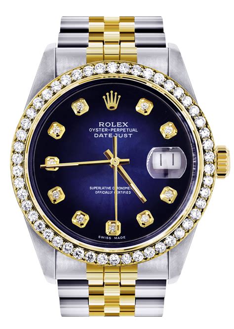 diamond rolex watches for men|rolex men's watch diamond bezel.